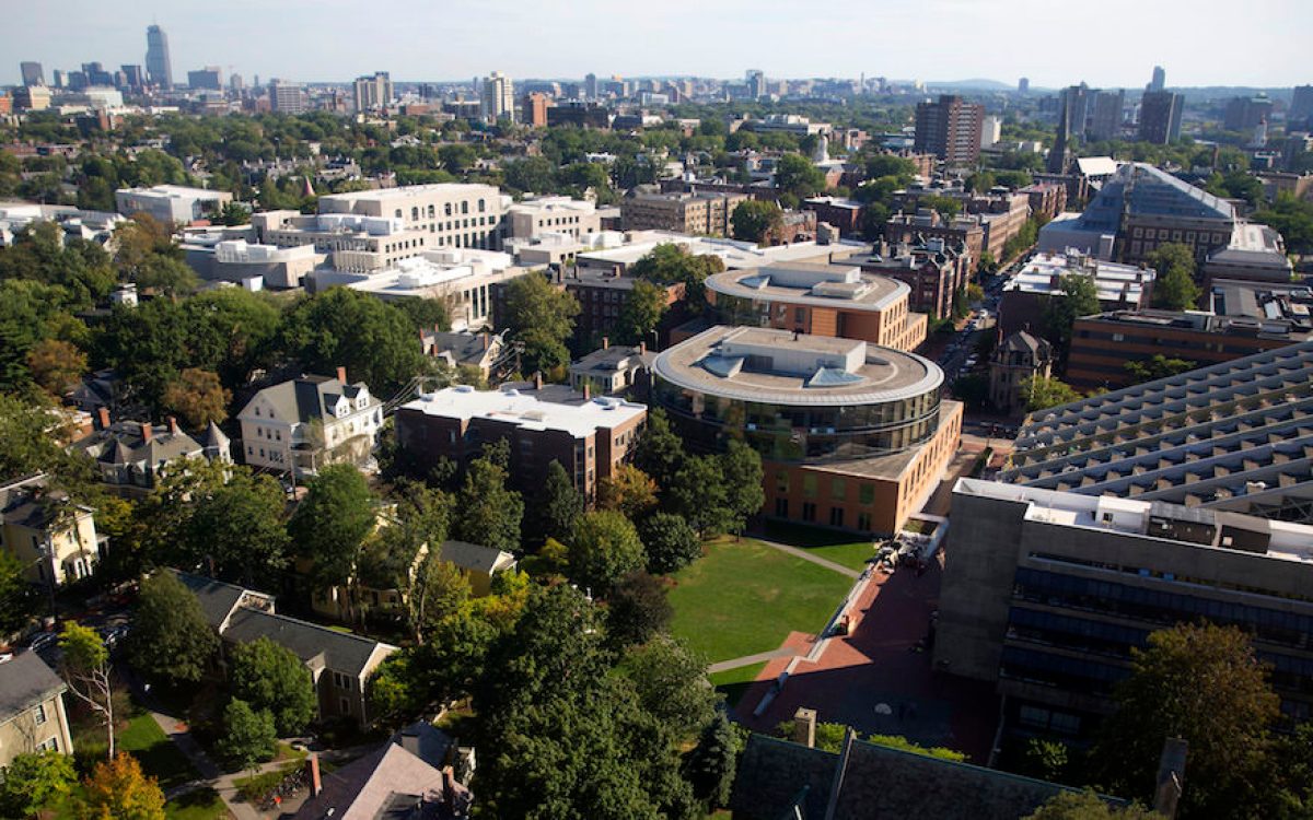 Skyline view of Boston and Cambridge