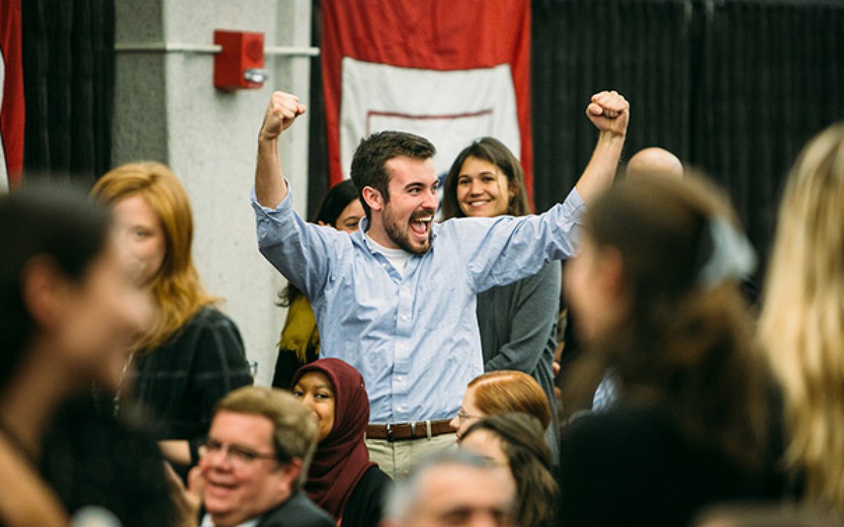 Ben Kelly ’17 celebrates
