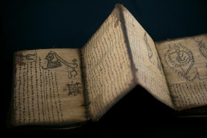 Batak accordion book of spells.