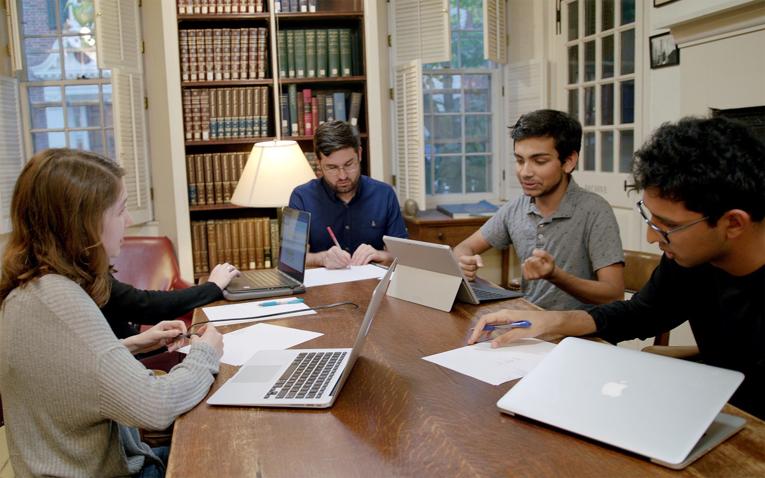 The Harvard debate team.