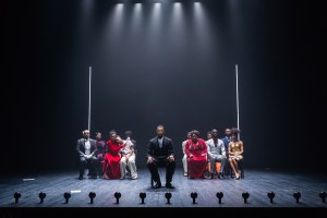 The cast of "The Black Clown" at American Repertory Theater.