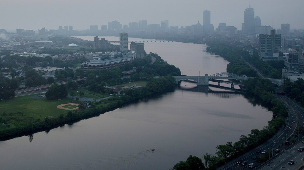 Boston skyline.