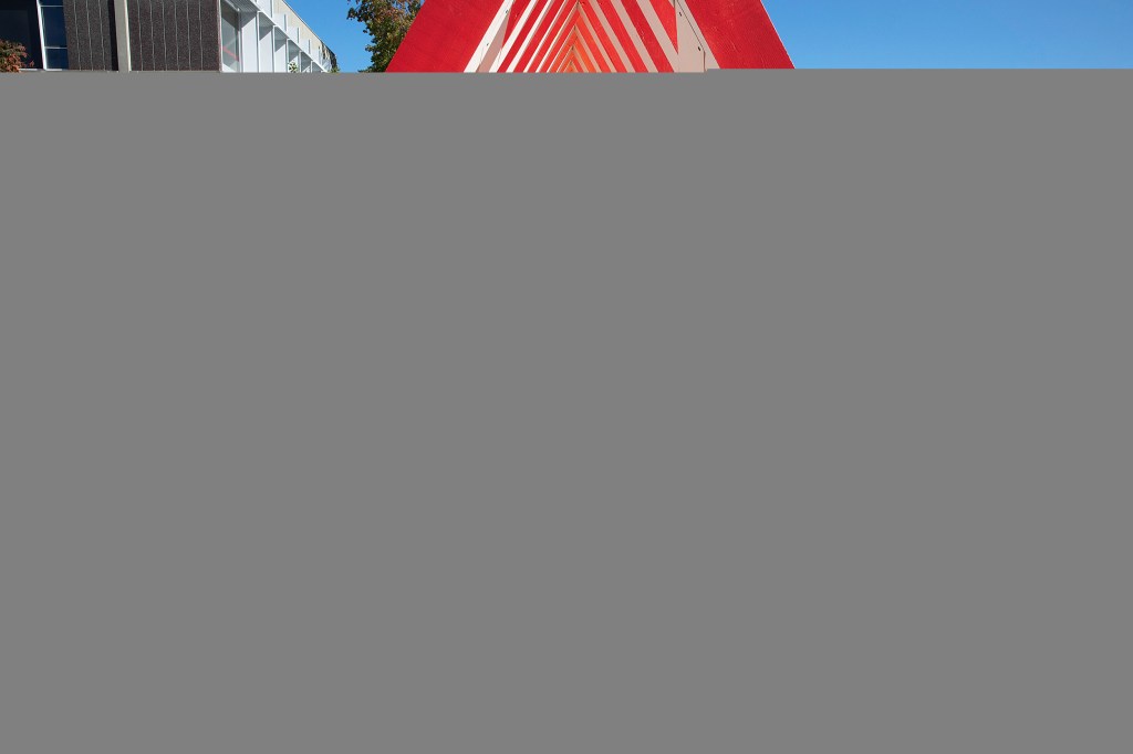 "Warming Warning" on Harvard's Science Center plaza.