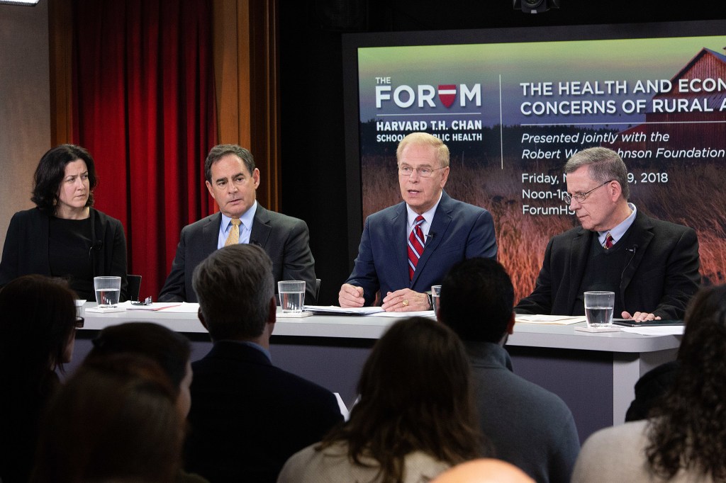 Harvard Chan School panel.