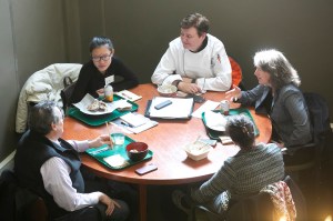 Boston Latin Academy sophomore Nini Nguyen participates in the job shadow day at Harvard.