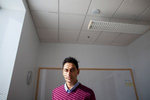 Faraaz Mahomed in an office