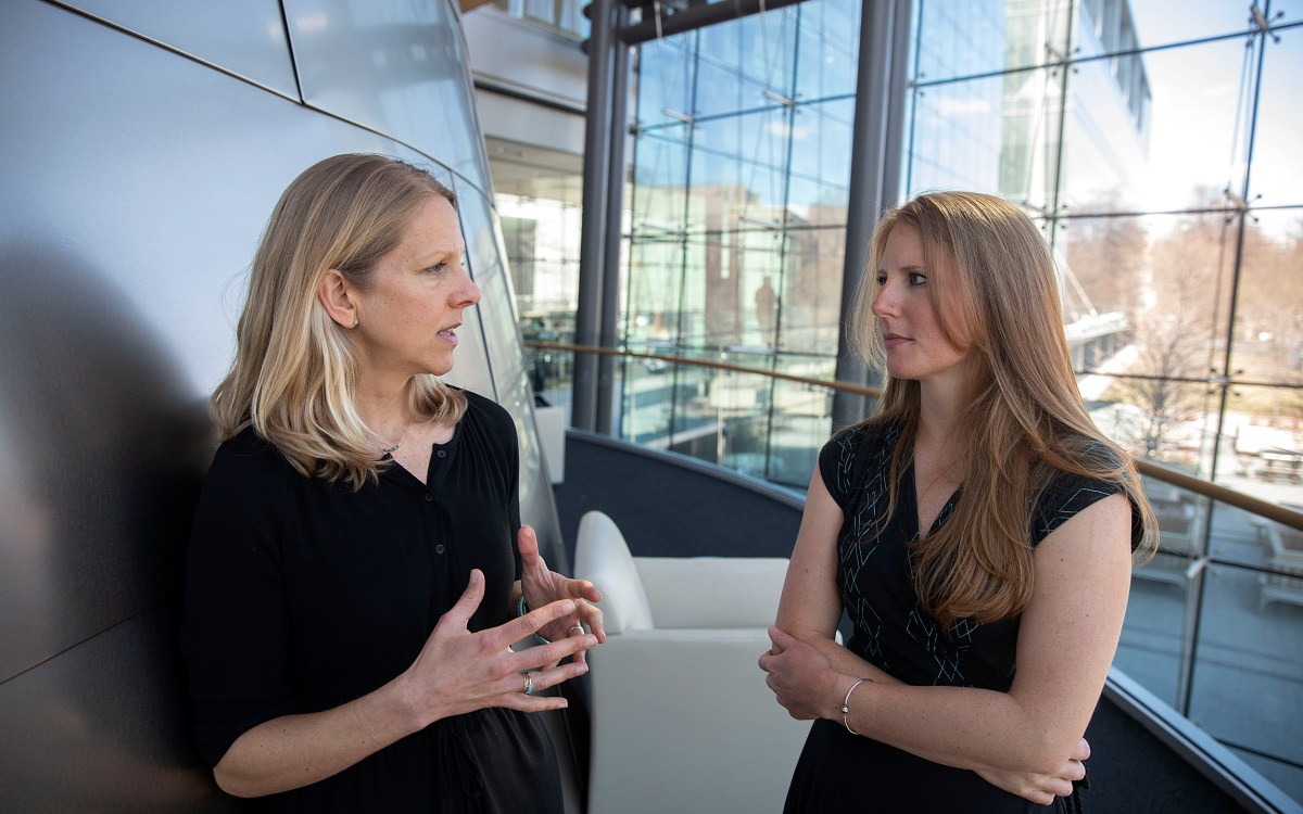 Sylvia Kehlenbrink (left) and Lindsay Jaacks.