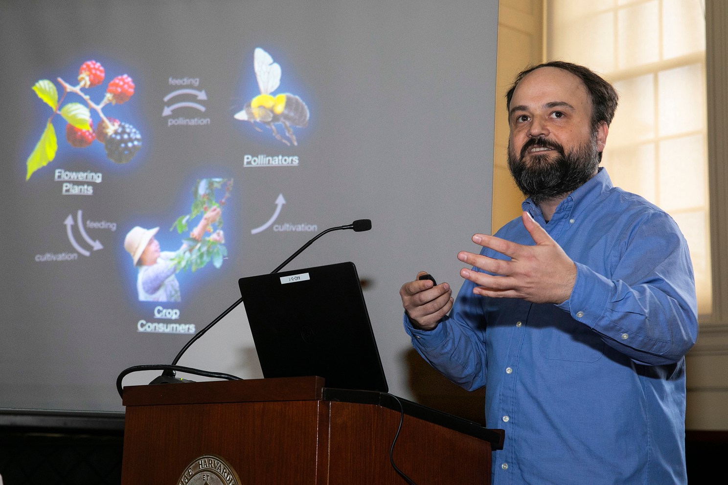 Man giving presentation