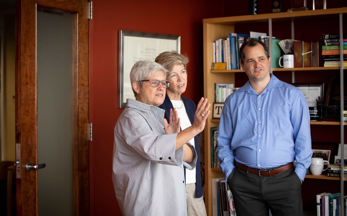 Judy Singer (from left), Anne Margulies, and Dustin Tingley