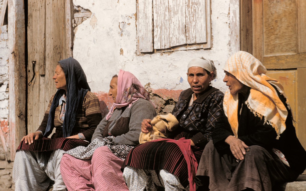 Three women in Yugoslavia, 1955