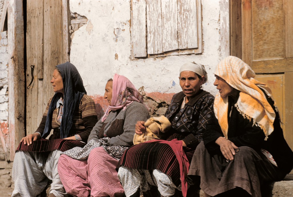 Three women in Yugoslavia, 1955