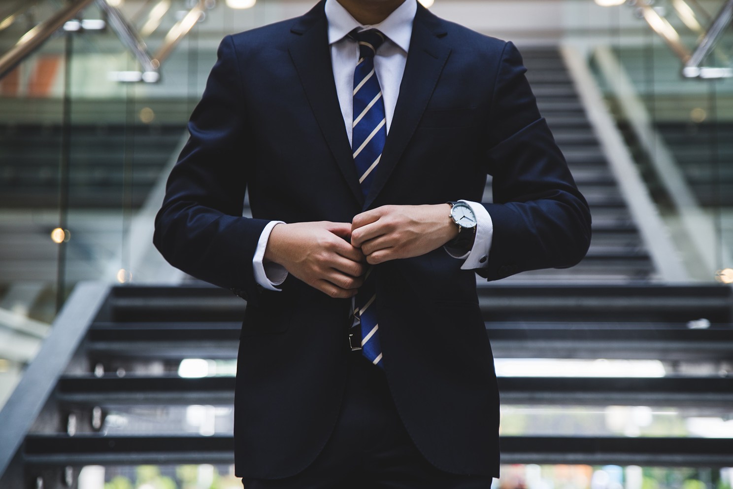 Businessperson in a suit