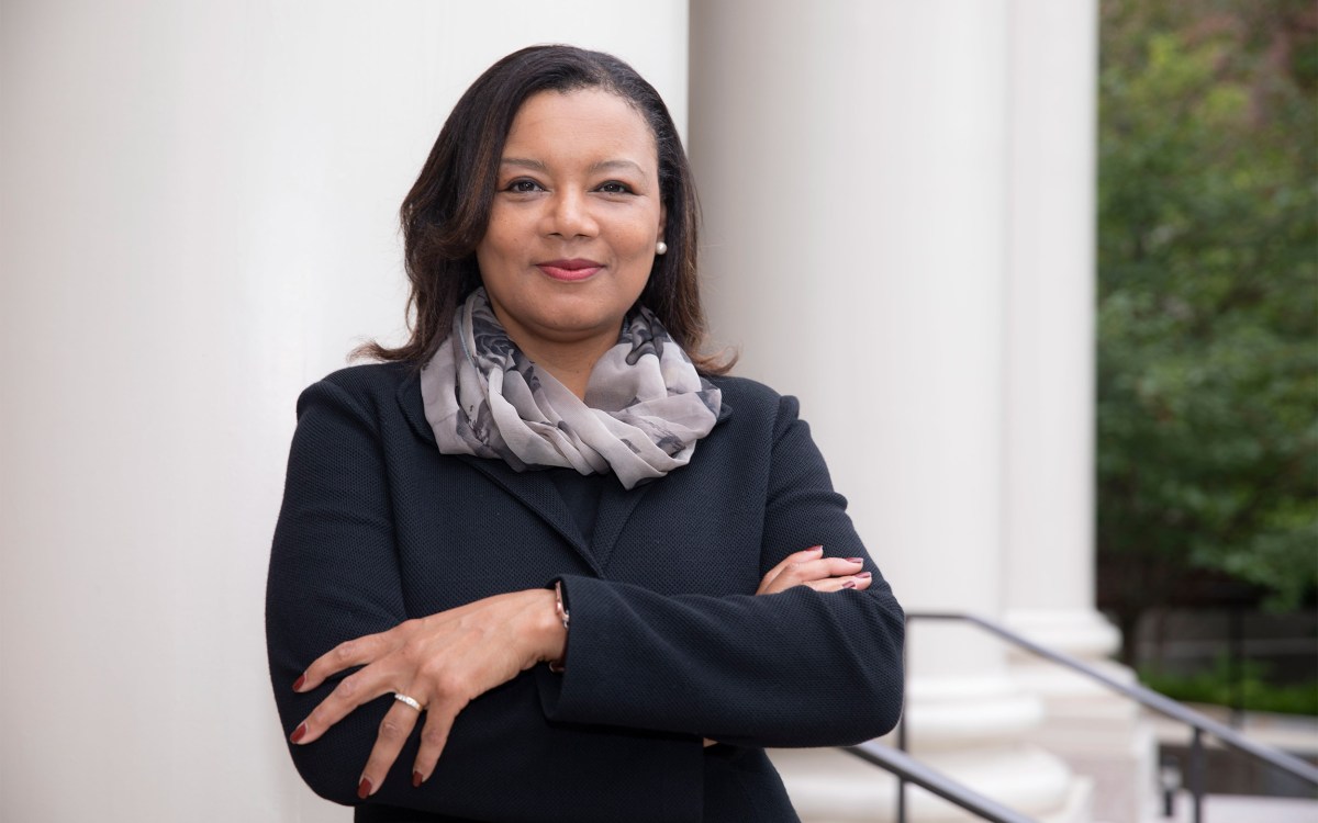 Tomiko Brown-Nagin, Dean of Harvard's Radcliffe Institute for Advanced Study is seen at Agassiz House.