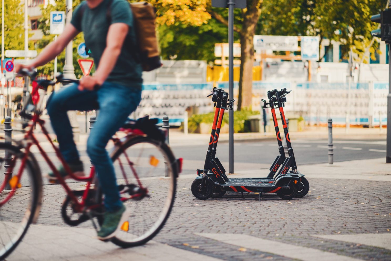 Mobile scooters.