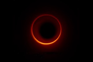 Rings around a black hole.