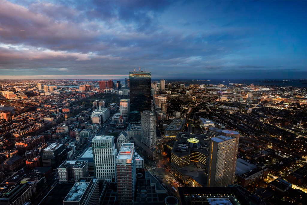 Boston skyline.