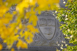 Harvard shield.