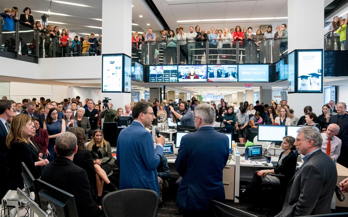 The Washington Post newsroom.