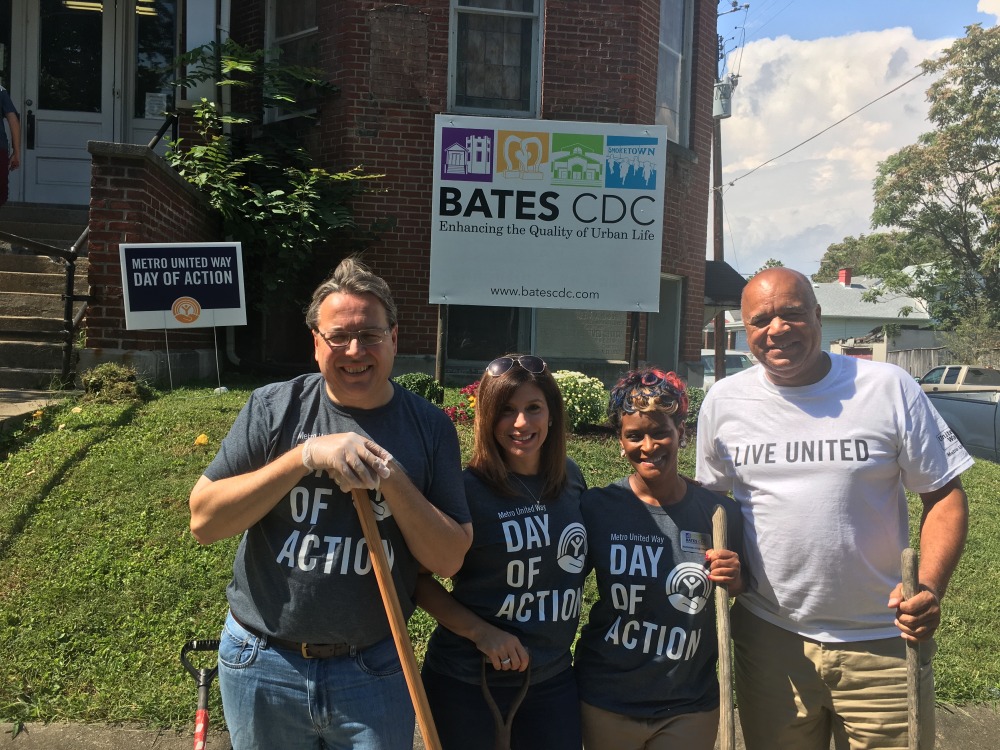 Reno-Weber leads a crew for Metro United Way’s Day of Action.