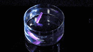 Textile changes shape.