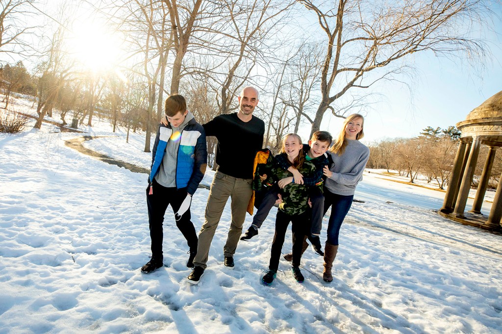 Joseph Allen and his family.