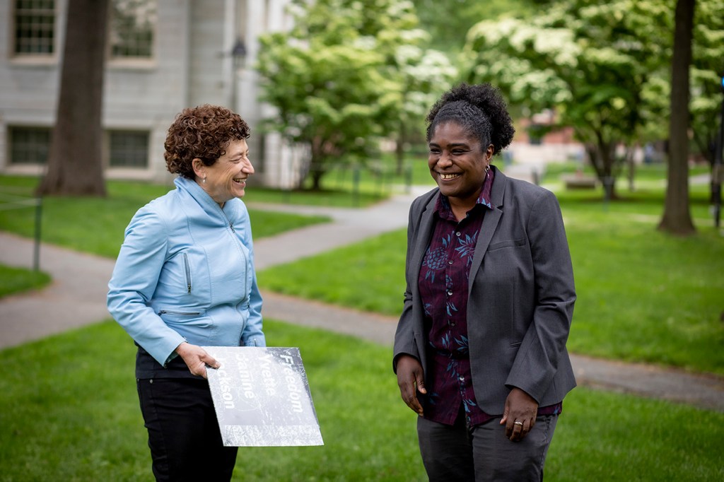 Naomi Oreskes and Yvette Jackson.