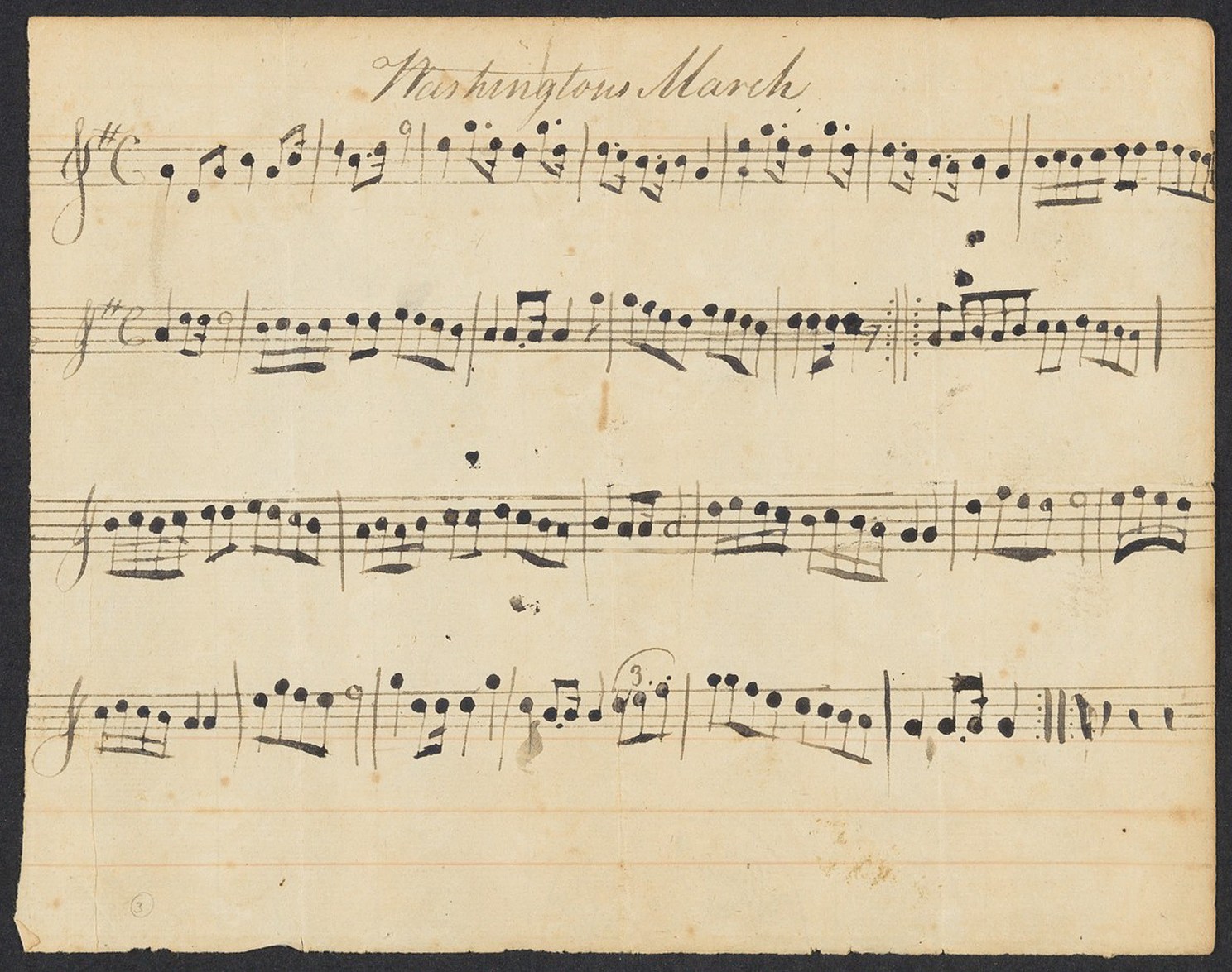 Sheet of music.