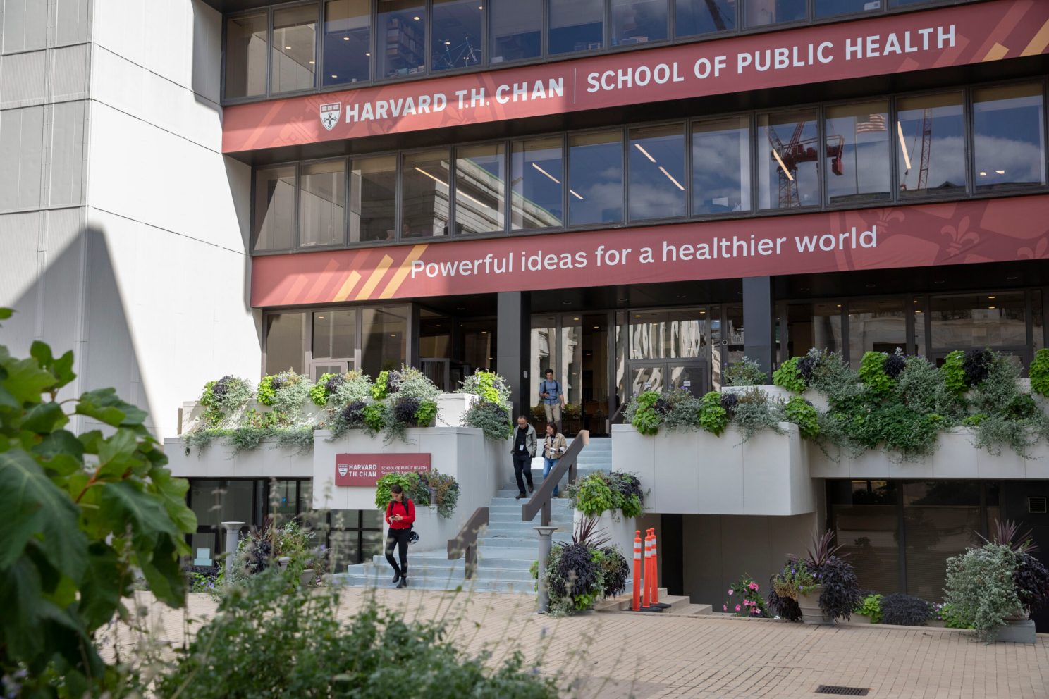 A building on the Harvard Chan School campus