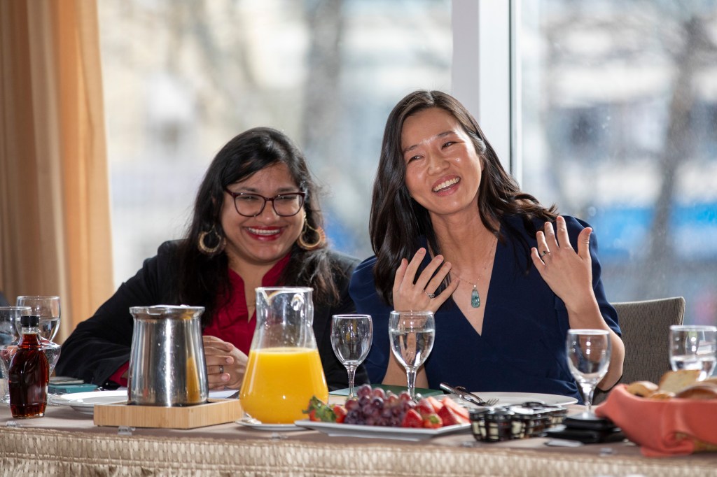 Sumbul Siddiqui and Michelle Wu.