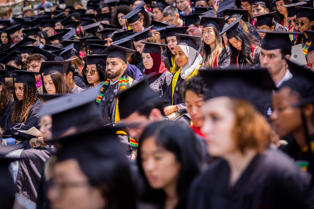 Graduates gather for Baccalaureate Service.