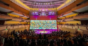 Klarman Hall full for President's Innovation Challenge.