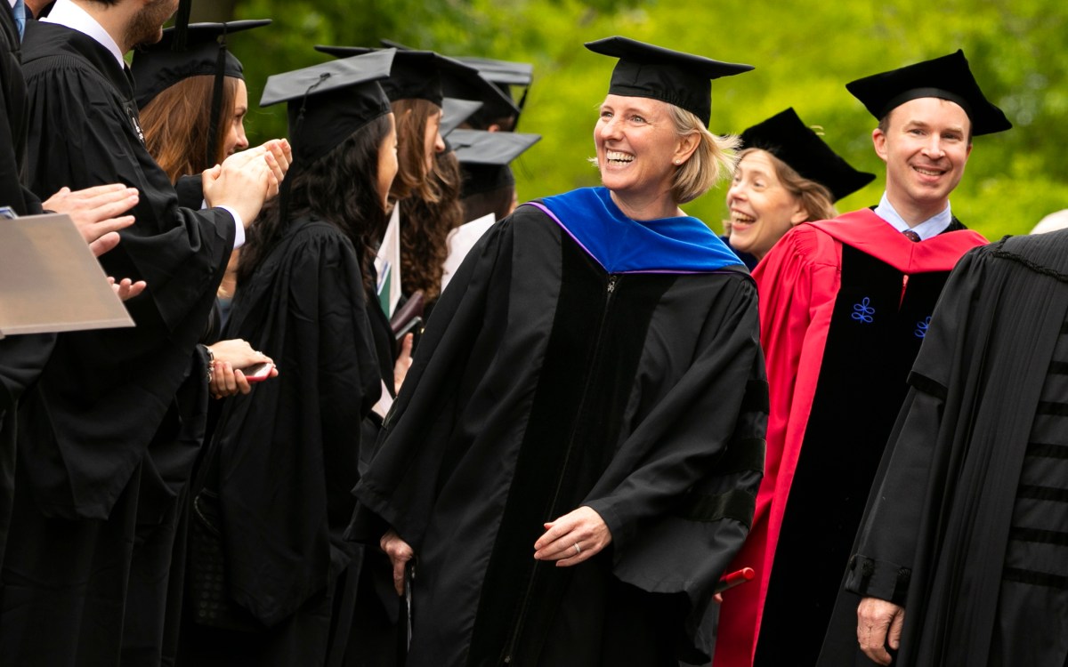 Hopi Hoekstra shown Phi Beta Kappa Literary Exercises for the Class of 2019.