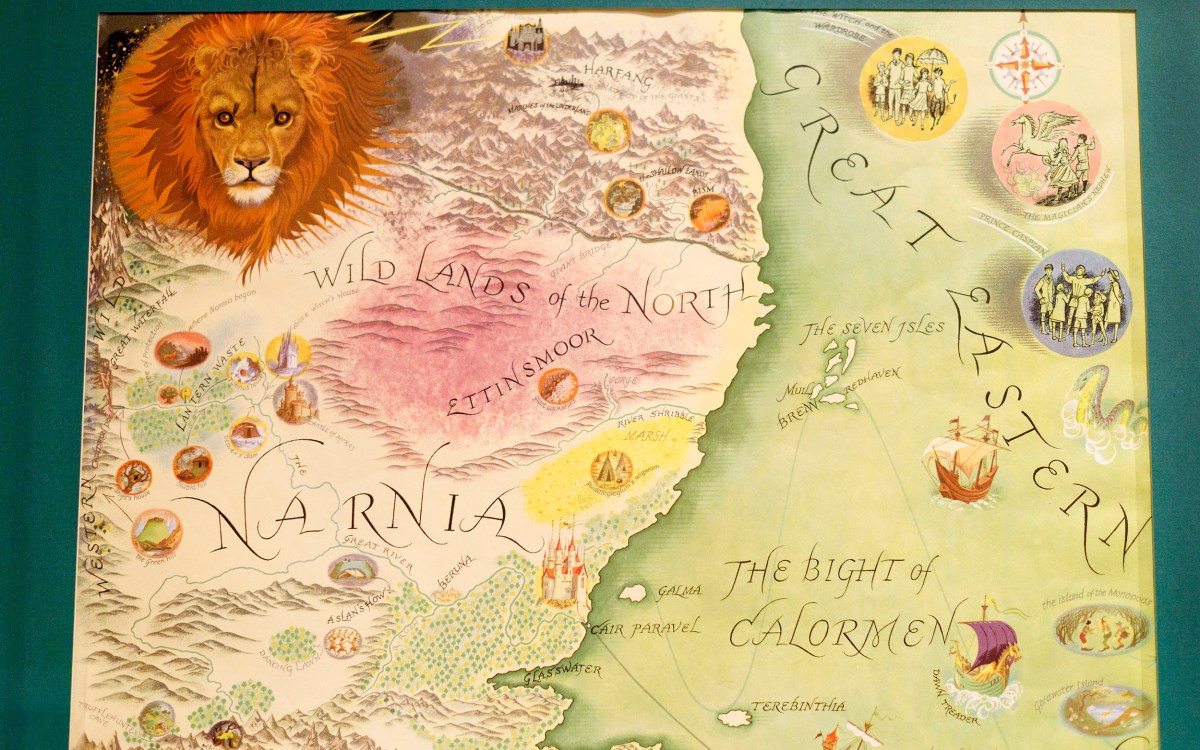 A Map of Narnia and the Surrounding Countries.