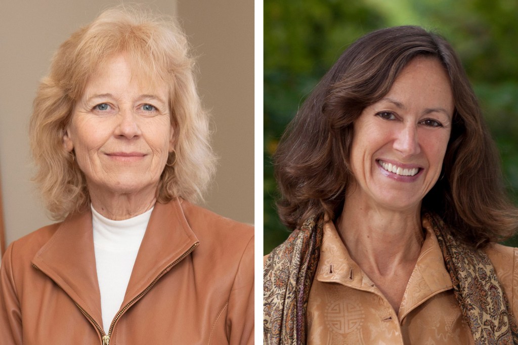 Peggy Newell (left) and Kathleen McGinn.