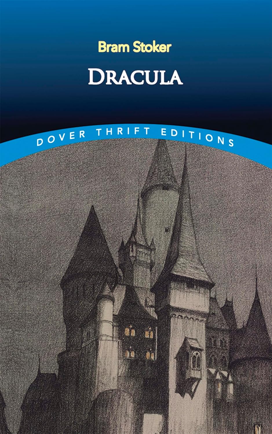 Book cover: "Dracula."