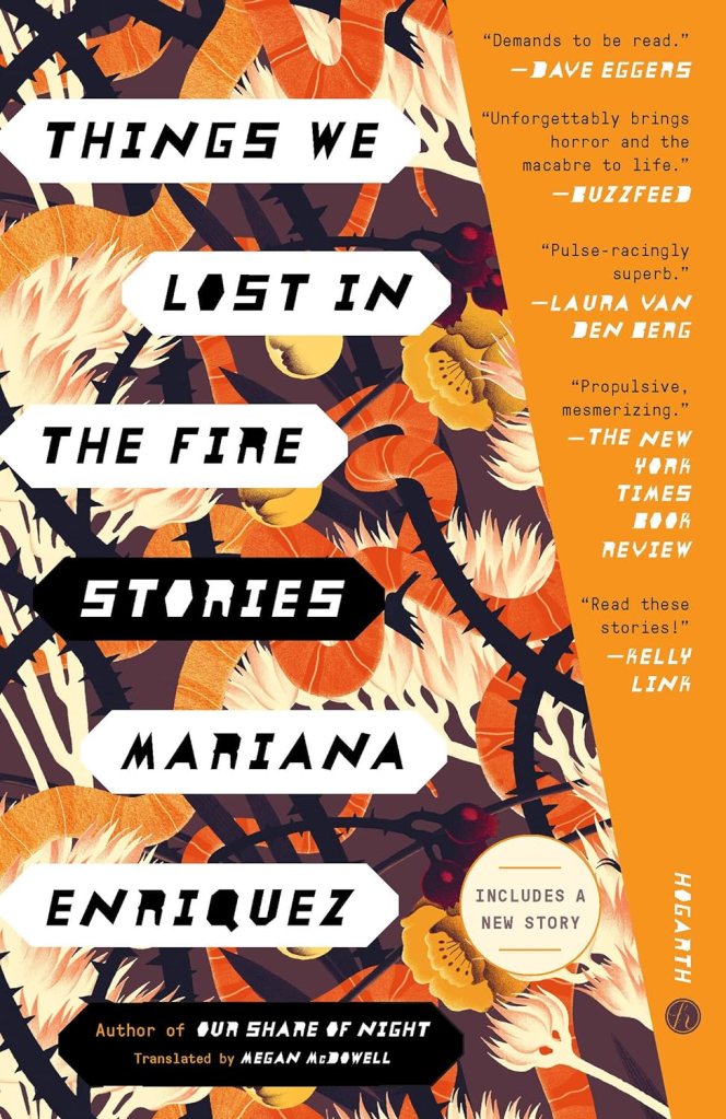 Book cover: "Things We Lost in the Fire."