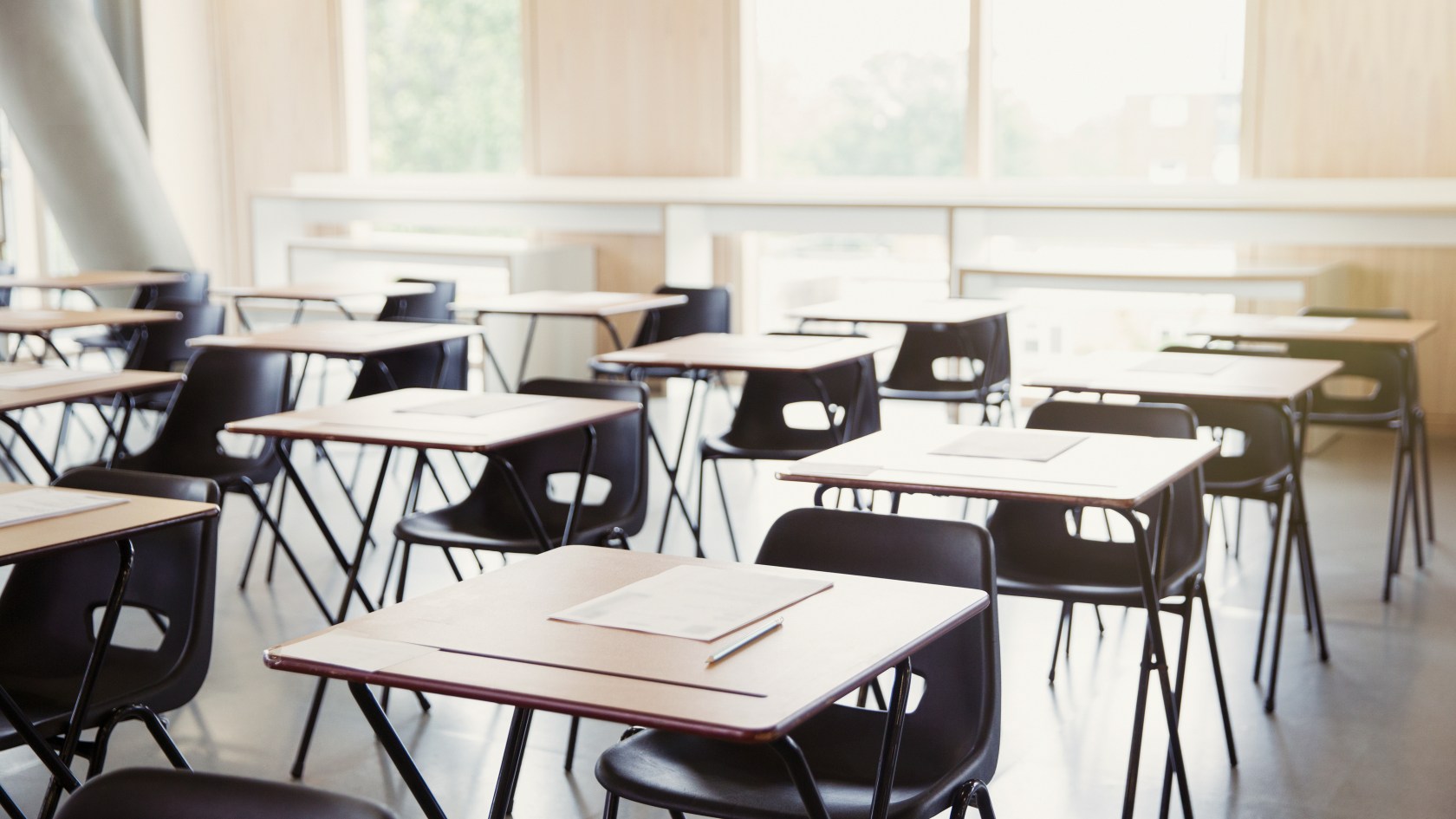 empty classroom