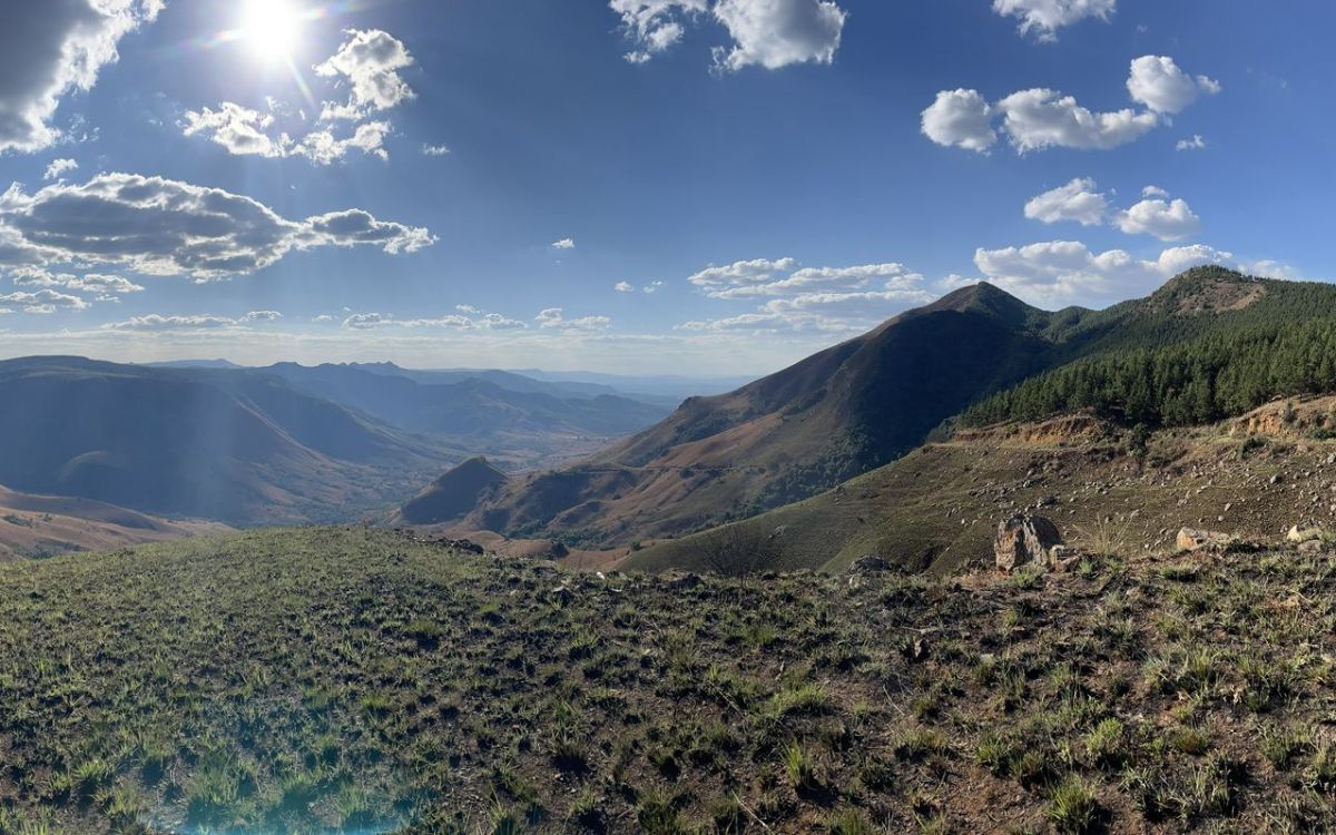 The Barberton Greenstone Belt in South Africa.