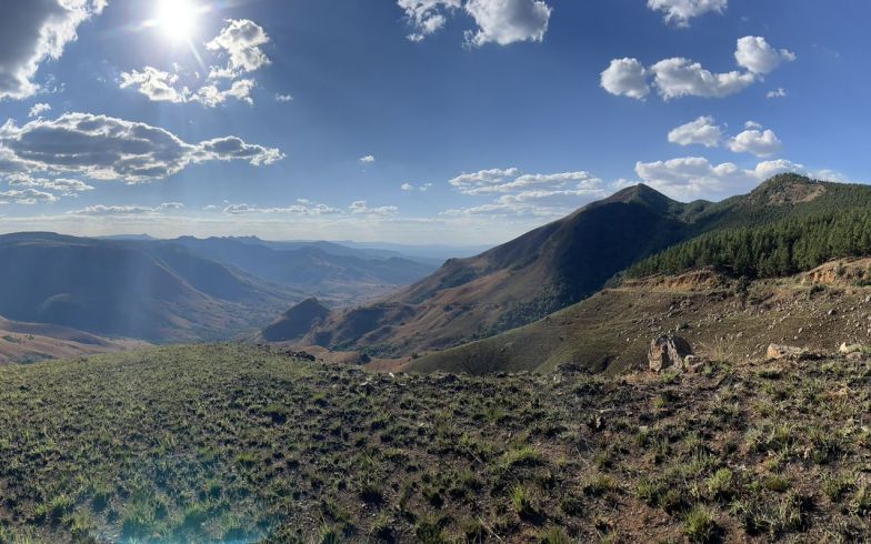 The Barberton Greenstone Belt in South Africa.