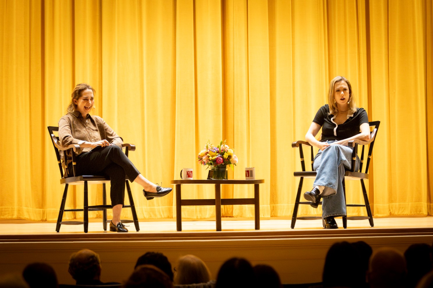 Bess Kalb (left) and Iliza Shlesinger.