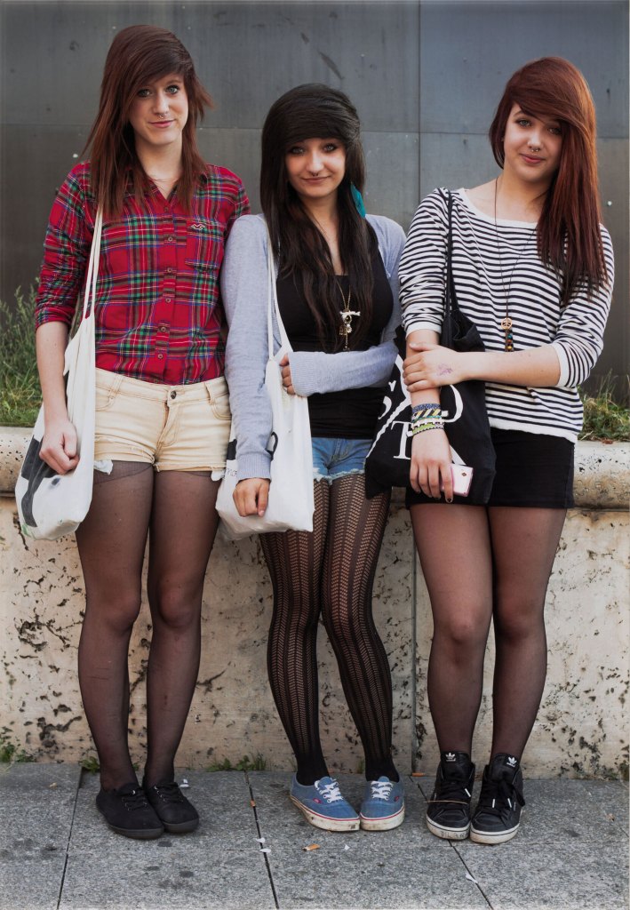 Nevin Aladağ’s “Best Friends Dortmund #4,” 2012, color photo with three girls standing together.