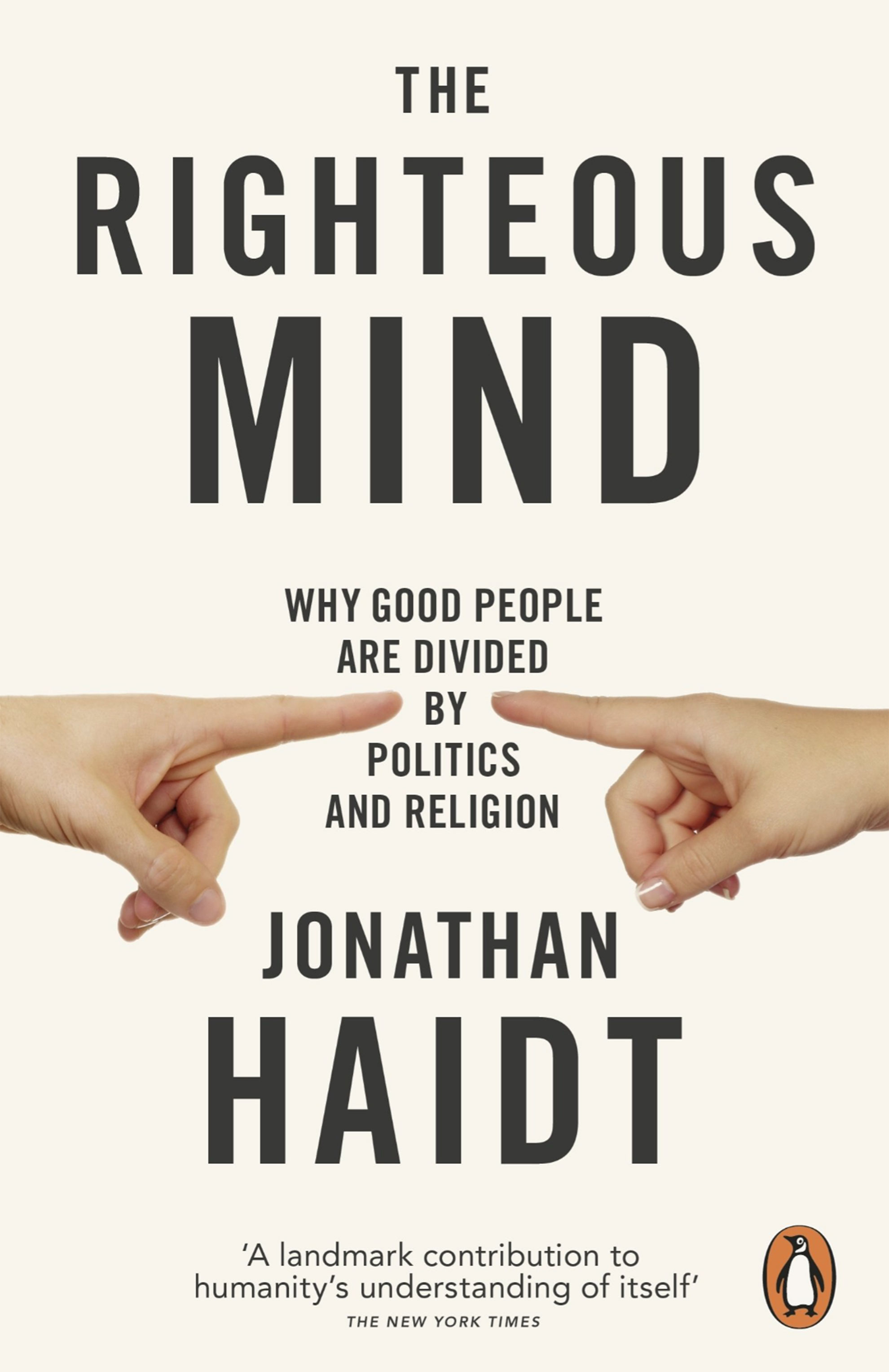 Book Cover: “The Righteous Mind” .