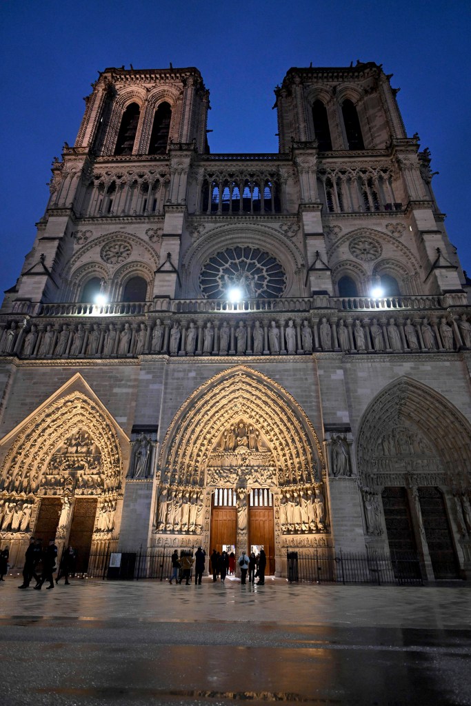 Notre-Dame Cathedral at its reopening, Dec. 8, 2024.