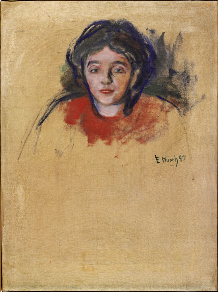 unfinished portrait of a woman