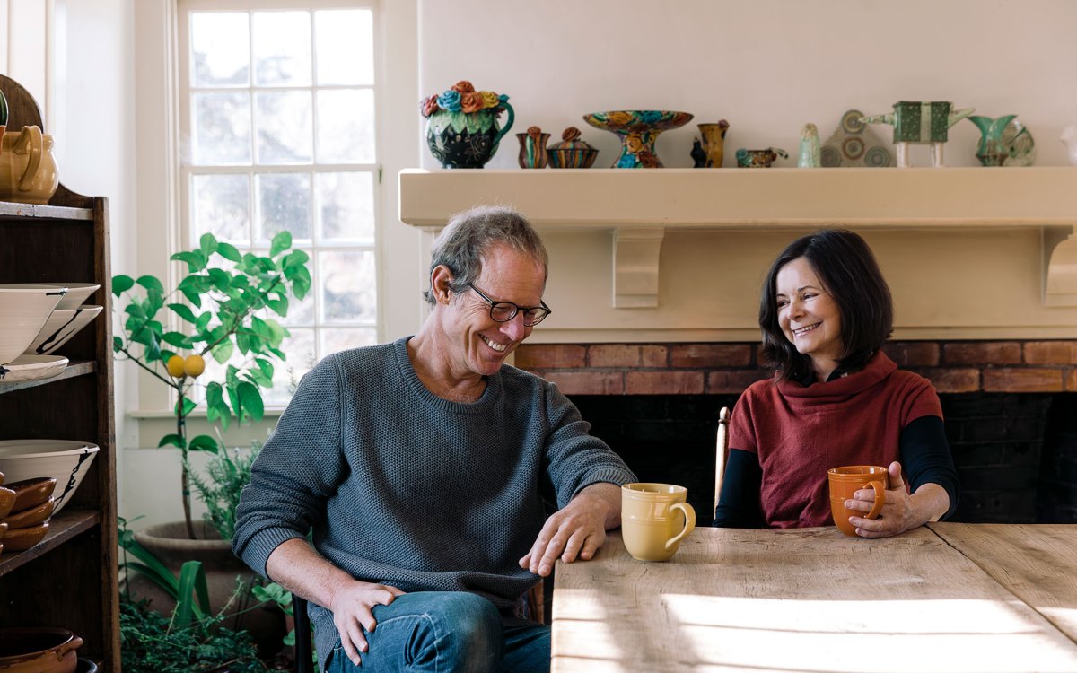 Tony Horowitz and Geraldine Brooks.