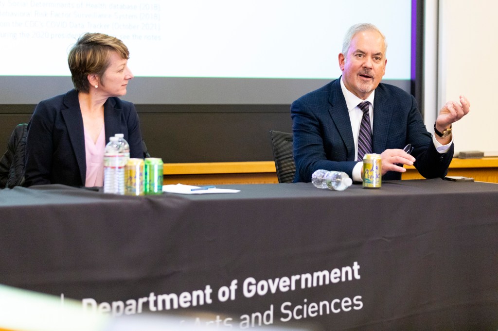 Frances Lee with Stephen Macedo.