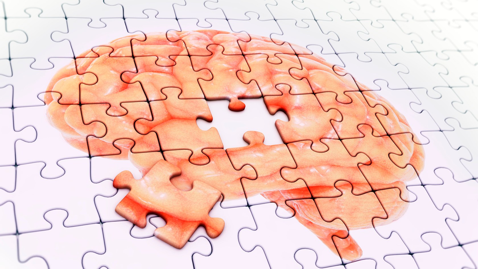 Illustration of brain-shaped puzzle.