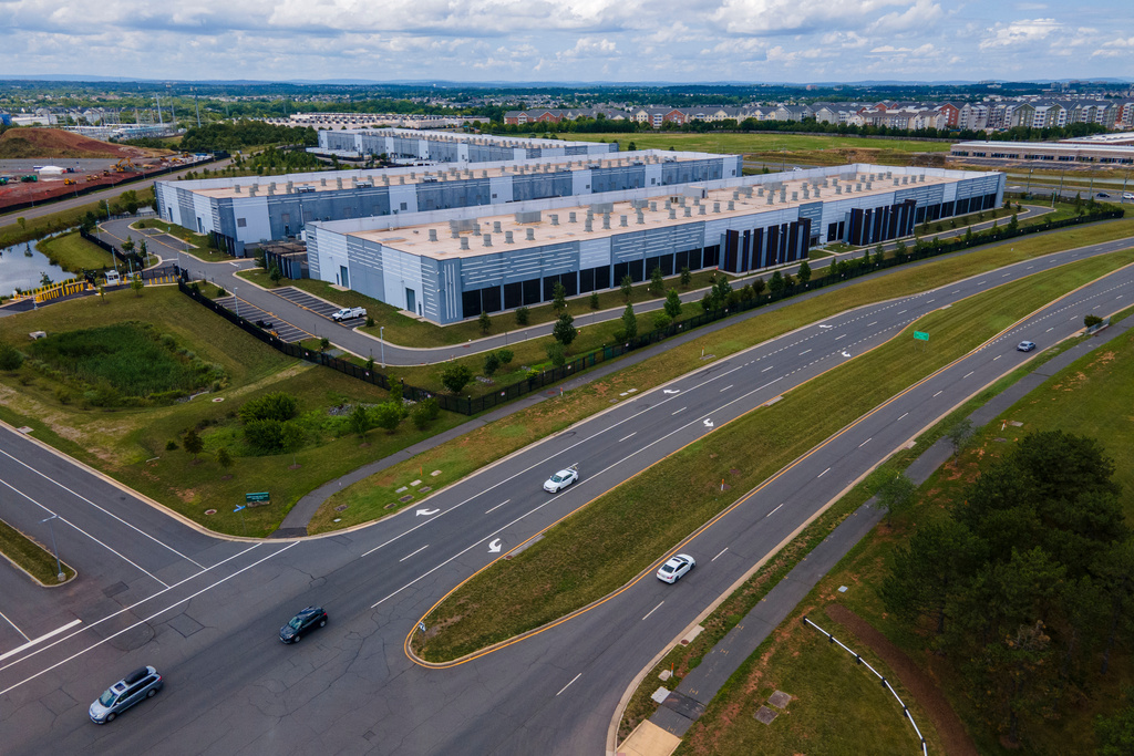 A data center in Virginia.