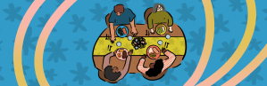 people eating at a table